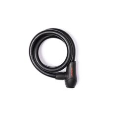Antifurt pegas, sufa otel imbracata in silicon, dimensiune: 15mm(grosime)x1000mm(lungime), cheie, negru,  Accesorii ciclism | electropc.ro