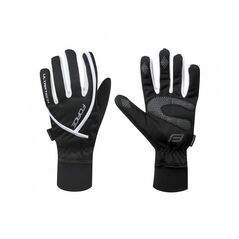 Manusi iarna force ultra tech pentru ciclism, unisex, material prosop pe degetul mare, palma intarita cu piele artificiala, insertii  anti alunecare, elemente reflectorizante, material ultra iii tech-extra 87% polyester, 13% nylon, marime l, culoare negru,  Accesorii ciclism | electropc.ro
