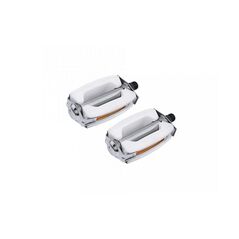 Pedale lowrider krate cu reflector, alb,  Piese ciclism | electropc.ro