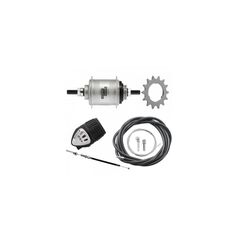 Set butuc spate sturmey archer aw, 3 viteze, freewheel, +schimbator,  cablu 1350mm+pinion,  Piese ciclism | electropc.ro