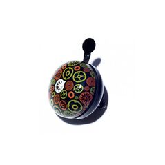 Sonerie ding-dong pegas 80mm, model 1, otel, negru cu galben+portocaliu,  Accesorii ciclism | electropc.ro