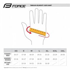Manusi force mtb angle, fluo/albastru l,  Accesorii ciclism | electropc.ro