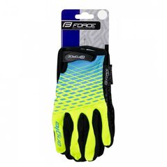 Manusi force mtb angle, fluo/albastru xl,  Accesorii ciclism | electropc.ro