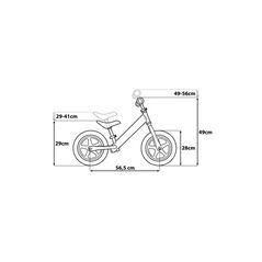 Metal balance bike, seven, model frozen, 12 inch, multicolor  DIS-9901-MBFR02
