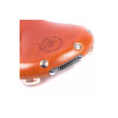 Sa piele pegas gs-06lcu, 280x155mm, sina cr-mo(cupru), nituri, logo stantat, prindere gentuta, crema si cheie pt. intretinere, saculet, manual, miere,  Piese ciclism | electropc.ro