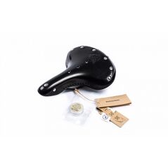 Sa piele pegas gs-21, 270x210mm, sina cr-mo(negru), nituri, logo stantat, prindere gentuta, crema si cheie pt. intretinere, saculet,  manual, negru,  Piese ciclism | electropc.ro