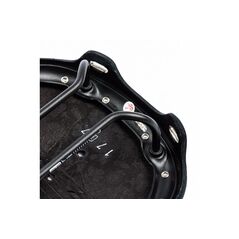 Sa piele pegas gs-21, 270x210mm, sina cr-mo(negru), nituri, logo stantat, prindere gentuta, crema si cheie pt. intretinere, saculet,  manual, negru,  Piese ciclism | electropc.ro
