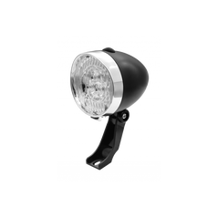 Far bicicleta retro baterii 70 mm 3 led negru,  Accesorii ciclism | electropc.ro