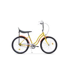 Bicicleta oras pegas strada 2 galben pastel,  Biciclete | electropc.ro