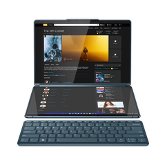 Laptop lenovo yoga book 9 13iru8, 2x 13.3" 2.8k (2880x1800) oled 400nits glossy / anti-fingerprint, 100% dci-p3, eyesafe®, dolby® vision™, displayhdr™ true black 500, touch, ogm, 10-point multi-touch, intel® core™ i7-1355u, 10c (2p + 8e) / 12t, p-core 1.7,  Laptopuri | electropc.ro