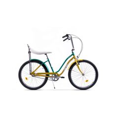 Pegas strada 2 26'' aluminiu auriu verde,  Biciclete | electropc.ro