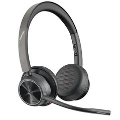 Poly voyager 4320 microsoft teams certified headset +bt700 dongle +charging stand,  Casti audio | electropc.ro