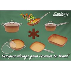 Tava aluminiu 35x25x7.2 cm, cerÂmica do brazil, cooking by heinner,  Tavi copt | electropc.ro