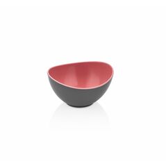 Bol oval bicolor, plastic 14x12.5x7.5 cm,  art of dining by heinner ( mix 2 culori in bax, rosu/ albastru),  Farfurii & Boluri de Servire | electropc.ro