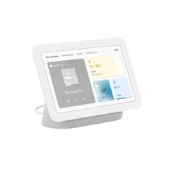 Boxa inteligenta google nest hub (2nd gen), 7" touchscreen, wi-fi, bluetooth, 3 microfoane, alb  GA01331