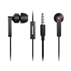 Lenovo in-ear headphones, in ear fits comfortably inside the ear canal, with 3 silicon tips, lightweight design allows user to carry with them, product weight: 0.02 kg, sensitivity: 90 ± 3 db / 1 mw @ 1 khz, impedance: 32 Ω, frequency range: 20 hz - 20 kh,  Casti audio | electropc.ro
