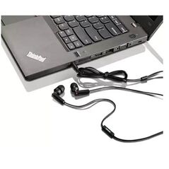 Lenovo in-ear headphones, in ear fits comfortably inside the ear canal, with 3 silicon tips, lightweight design allows user to carry with them, product weight: 0.02 kg, sensitivity: 90 ± 3 db / 1 mw @ 1 khz, impedance: 32 Ω, frequency range: 20 hz - 20 kh,  Casti audio | electropc.ro
