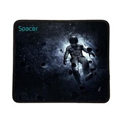 Mousepad spacer gaming, cauciuc si material textil, 250 x 210 x 3 mm, imagini, negru,  Mousepad | electropc.ro