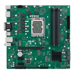 Placa de baza asus pro b760m-c-csm ddr5 lga1700, 4x ram, 2x displayport, 1x vga, 1x hdmi, 2x m.2, 4x sata 6gb/s, 1x pcie x16, 2x pcie x1, microatx,  Placi de baza | electropc.ro