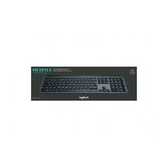 Tastatura logitech mx keys s, iluminare, 2.4ghz&bluetooth, usb-c, us intl layout, graphite/negru,  Tastaturi | electropc.ro