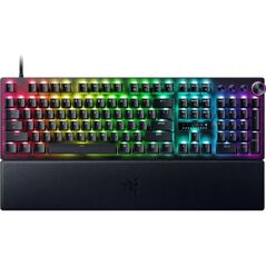 Tastatura mecanica razer huntsman v3 pro analog optical, iluminare razer chroma rgb, us layout, neagra,  Tastaturi | electropc.ro