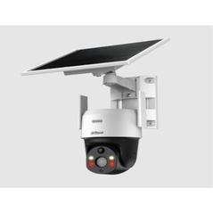 Camera de supraveghere dahua sd2a400hb-gn-agq-pv-sp-eau4g cu panou solar; > suportă energia solară, făcându-l ideal pentru utilizare în locații care au dificultăți de acces la electricitate și rețea. > senzor cmos de 4 mp 1/2,8", luminanță scăzută și defi,  Camere supraveghere IP | electropc.ro