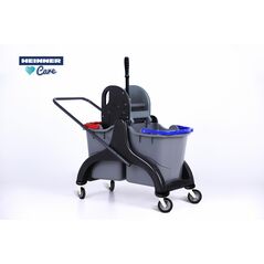 Carucior profesional pentru curatenie cu 2 galeti de 25 litri, heinner care,  Maturi & Mopuri & Galeti | electropc.ro