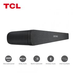 Soundbar tcl ts8111, 260w, 2.1 canale, difuzor central + subwoofer, negru,  Sisteme audio | electropc.ro