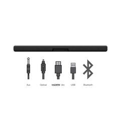 Soundbar tcl ts8132, 3.1.2, 350w, bluetooth, dolby atmos, subwoofer wireless, negru,  Sisteme audio | electropc.ro