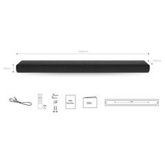 Soundbar tcl ts8132, 3.1.2, 350w, bluetooth, dolby atmos, subwoofer wireless, negru,  Sisteme audio | electropc.ro