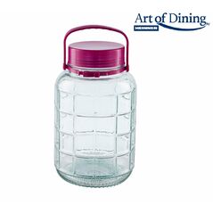 Borcan sticla cu capac plastic 8l, art of dinning by heinner  HR-FS-B08