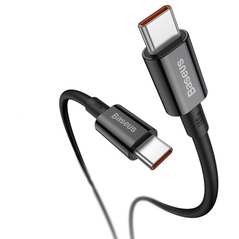 Cablu alimentare si date baseus superior, fast charging data cable pt. smartphone, usb la lightning iphone 2.4a, 1m, negru,  Cabluri periferice | electropc.ro