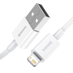 Cablu baseus superior calys-a02 1m, alb,  Cabluri periferice | electropc.ro