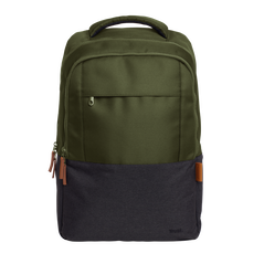 Ghiozdan laptop trust lisboa pentru laptop-uri cu diagonala de 16", material pom, rpet polyester, rpet twill polyester, volum 23 l, verde,  Genti laptop | electropc.ro