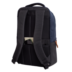 Ghiozdan laptop trust lisboa pentru laptop-uri cu diagonala de 16", material pom, rpet polyester, rpet twill polyester, volum 23 l, albastru,  Genti laptop | electropc.ro