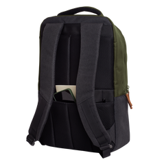 Ghiozdan laptop trust lisboa pentru laptop-uri cu diagonala de 16", material pom, rpet polyester, rpet twill polyester, volum 23 l, verde,  Genti laptop | electropc.ro