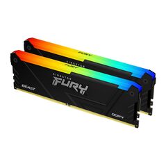 Memorie ram kingston fury beast, dimm, ddr4, 64gb, 3200mhz, cl16, 1.35v, kit of 2,  Memorii RAM Desktop | electropc.ro