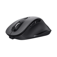 Mouse trust fyda ergonomic, reincarcabil, wireless rf 2.4ghz, usb2.0, 6 butoane, rezolutie 2400 dpi, negru,  Mouse | electropc.ro