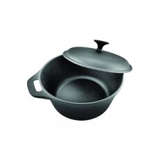 Semioala fonta pura+capac 26.4x11cm, 5 l, cooking  by heinner ,  Tavi copt | electropc.ro