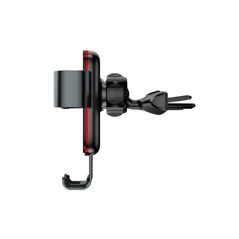 Suport auto baseus metal age gravity pt. smartphone, fixare in suport cd/dvd player auto, negru,  Accesorii | electropc.ro