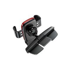 Suport auto baseus metal age gravity pt. smartphone, fixare in suport cd/dvd player auto, negru,  Accesorii | electropc.ro