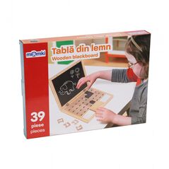Tabla din lemn, 39 de piese,  Jocuri educative | electropc.ro