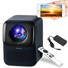 Xiaomi wanbo t2 max (new) dark blue, projector, full hd 1080p, android, wifi, bluetooth, 450 ansi, auto focus,  Videoproiectoare | electropc.ro