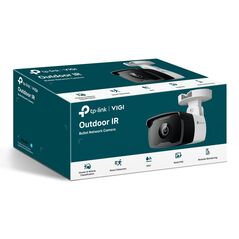 "tp-link camera ir de supraveghere bullet pentru exterior vigic330i(4mm), senzor imagine: cmos 1/2.8"", lentila 4mm, f2.0,weatherproof: ip67, infrarosu: 30m, detectare: 65m, observare: 27m, recunoastere: 13m, identificare: 7m, unghi vizualizare: horizonta,  Camere supraveghere IP | electropc.ro