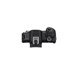 Aparat foto canon eos r50 black kit + obiectiv rf-s18-45mm f4.5-6.3 is stm, mirrorless, 24.2 megapixeli, procesor digic x, montura rf, senzor aps-c 22.3 x 14.9mm, aspect 3:2, focalizare: dual pixel cmos af ii,  100 % pe orizontală şi 100 % pe verticală (s,  Aparate foto Mirrorless | electropc.ro