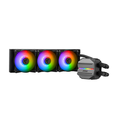 Cooler cpu msi mag coreliquid m360, 3 fans, two ball bearing, black rubber+ mesh, argb,  Ventilatoare carcasa | electropc.ro