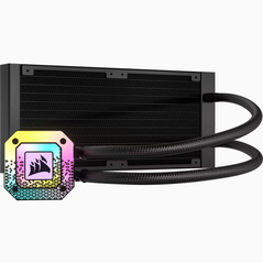 Corsair cpu cooler h100i elite capellix xt liquid  cold plate material copper radiator material aluminum pwm yes corsair icue compatibility yes tubing length 400mm coldplate dimensions 56 x 56mm tubing material black sleeved low-permeation rubber radiator,  Ventilatoare carcasa | electropc.ro