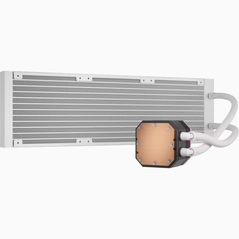 Corsair liquid cooler icue h150i elite capellix xt white  cold plate material copper radiator material aluminum pwm yes corsair icue compatibility yes tubing length 450mm coldplate dimensions 56 x 56mm tubing material white sleeved low-permeation rubber r,  Ventilatoare carcasa | electropc.ro