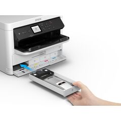 Epson imprimanta a4 color workforce pro wf-c529rdw, tehnologie printare: precisioncore™, rips, fpo: 4.8s mono, 5.3s color, viteza printare: 24ppm mono si color, duplex, rezolutie:4.800 x 1.200 dpi, volum maxim lunar: 50.000 pagini, culori:black, cyan, yel,  Imprimante Inkjet | electropc.ro
