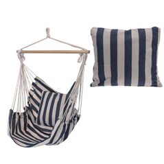 Hamac suspendat+perna albastru100x120cm,  Hamace | electropc.ro